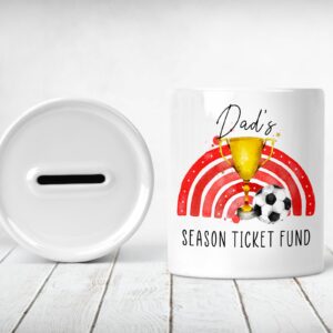 Ceramic football Season ticket fund money pot