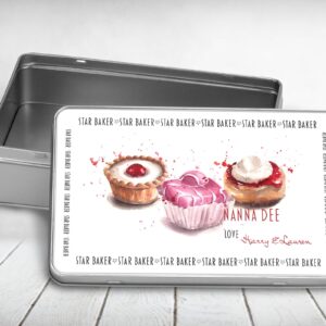 Star baker treat tin for sweets, biscuits and cakes