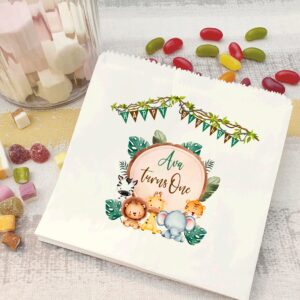 Birthday sweet bags Safari bunting
