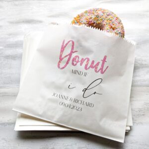 Wedding Donut bags Donut mind if i do Donut sprinkle